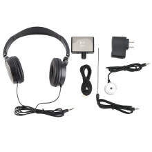 (US Plug) Wasserrohr-Leckage-Detektor Schallverstärker Headset