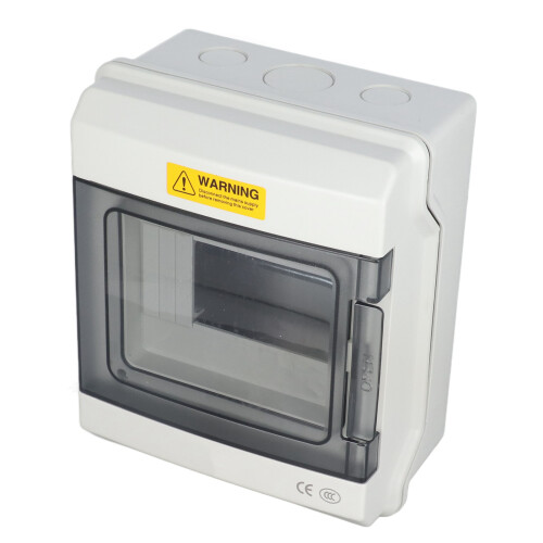 (5 Way) Waterproof Distribution Box 6 Way Indoor Outdoor 1