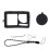 (Black) Silicone Cover for Action 5 Pro Anti-Drop Lens Protector Gray 1