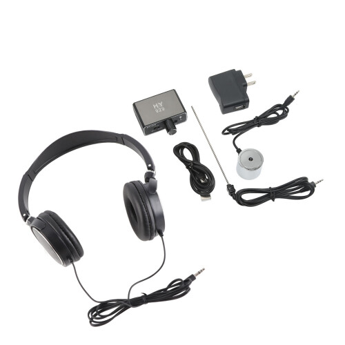 (EU Plug) Wasserrohr-Leckage-Detektor Schallverstärker Headset 2