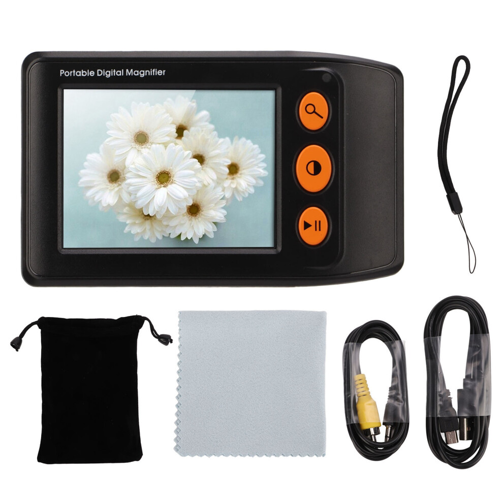 3.5in LCD Video Magnifier 2x-25x Zoom Handheld Reading Aid