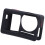 (Black) Silicone Cover for Action 5 Pro Anti-Drop Lens Protector Gray 5