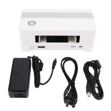 (USB US Plug) Label Printer Portable Desktop Face Sheet AC100-240V USB EU Plug