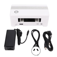 (USB, Wireless AU Plug) Label Printer Portable Desktop Face Sheet AC100-240V USB EU Plug