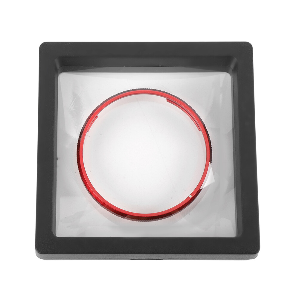 () Lens Decoration Ring Cap For Gr3x Hdf Camera Aluminum Alloy Red/Black 643505167962