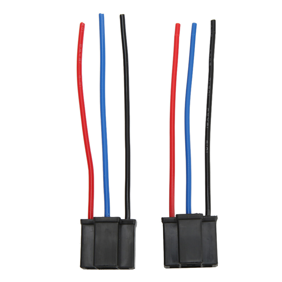 2 Pcs H4 Hb2 9003 Headlight Wiring Harness 3 Pin 12V 604725141637