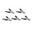 (Black) 5 Stk. Batteriesicherheitstest-Klemme leitend 4