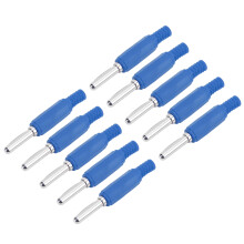(Blue) 10 Stk 4mm Messing-Banana-Stecker Grün
