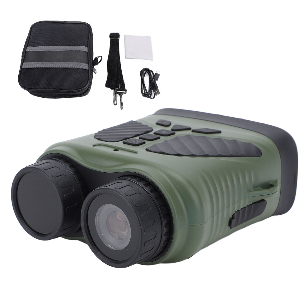 (Green) Digital Binoculars 3 Inch Ips 2.5K Uhd 8X Zoom Rechargeable Green 643505166705