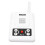 (EU Plug) 5W Wireless Intercom 80dB Adjustable Frequency White Loud Sound 3