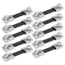 (75A) 10PCS 75mV DC Current Shunt Resistor Manganese Copper 75A for Ammeter