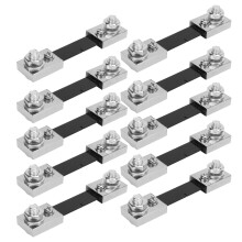(100A) 10PCS 75mV DC Current Shunt Resistor Manganese Copper 75A for Ammeter
