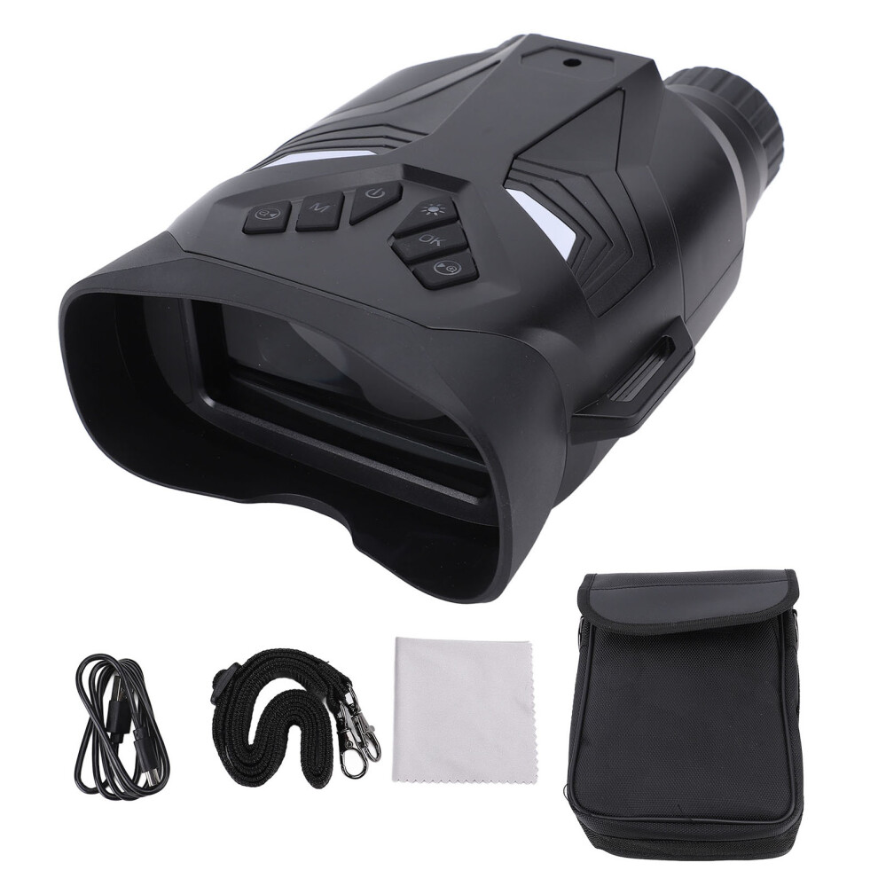 (Black) Digital Binoculars 4K 48Mp 8X Zoom 3In Screen Rechargeable Black 643505166750