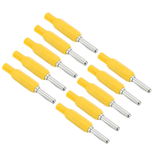 (Yellow) 10 Stk 4mm Messing-Banana-Stecker Grün 2