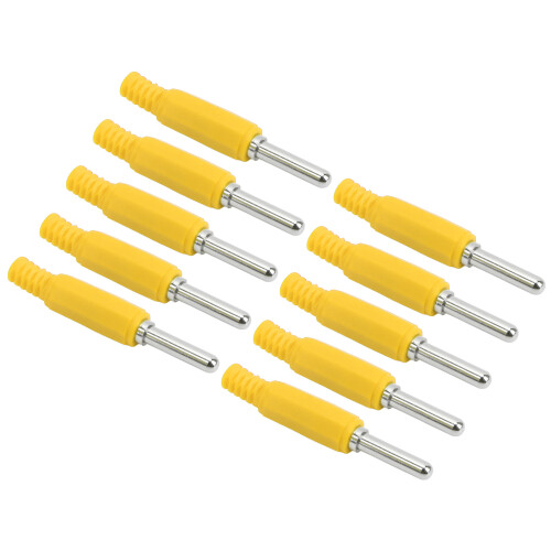 (Yellow) 10 Stk 4mm Messing-Banana-Stecker Grün 1