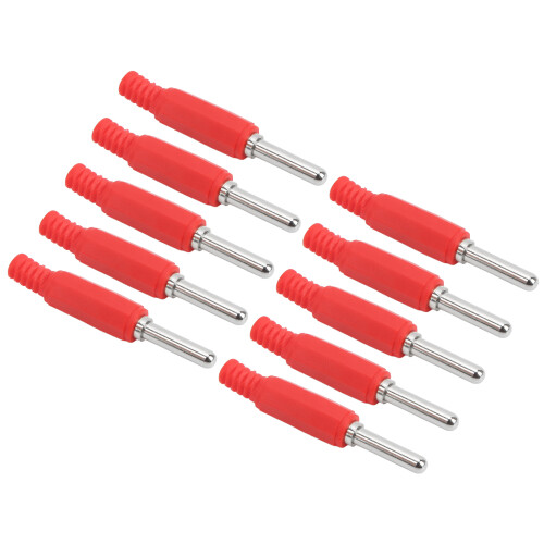 (Red) 10 Stk 4mm Messing-Banana-Stecker Grün 1