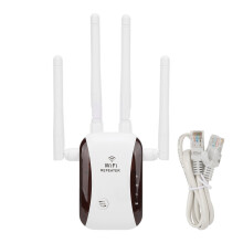 (EU Plug) WiFi-Repeater 300Mbps 4 Antennen EU