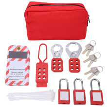 Elektrisches Lockout-Tagout-Kit mit Tasche und Vorhängeschloss