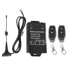 (1+2/KG-1090+YK115AB) Wireless Remote Switch DC12V-90V Relay Kit Pump Motors KG-1090+YK115AB