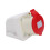 2pcs 4Pin 32A 3P IP67 Waterproof Wall Mount 380V 5