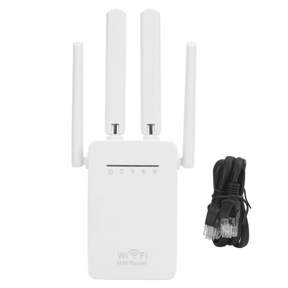 (Us Plug) 300Mbps Wifi Repeater 2.4Ghz Signal Booster For Home Office 604725144119