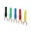 10 Stk Gabelspade-Stecker 5 Farben 8mm/4mm U-Form 2