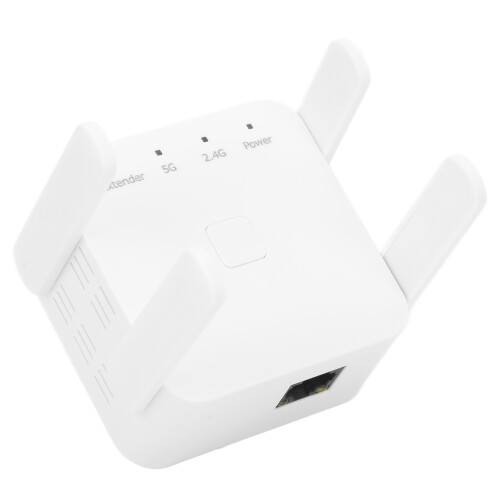 (EU Plug) WLAN-Repeater 1200Mbps Dual-Band 4 Antennen EU-Stecker 2