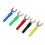 10 Stk Gabelspade-Stecker 5 Farben 8mm/4mm U-Form 5