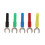 10 Stk Gabelspade-Stecker 5 Farben 8mm/4mm U-Form 3