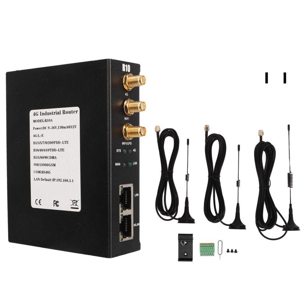 (4Gl-A Us Plug) 485 To Wifi 4G Industrial Router With External Antenna 3G 4G Vpn 604725130303