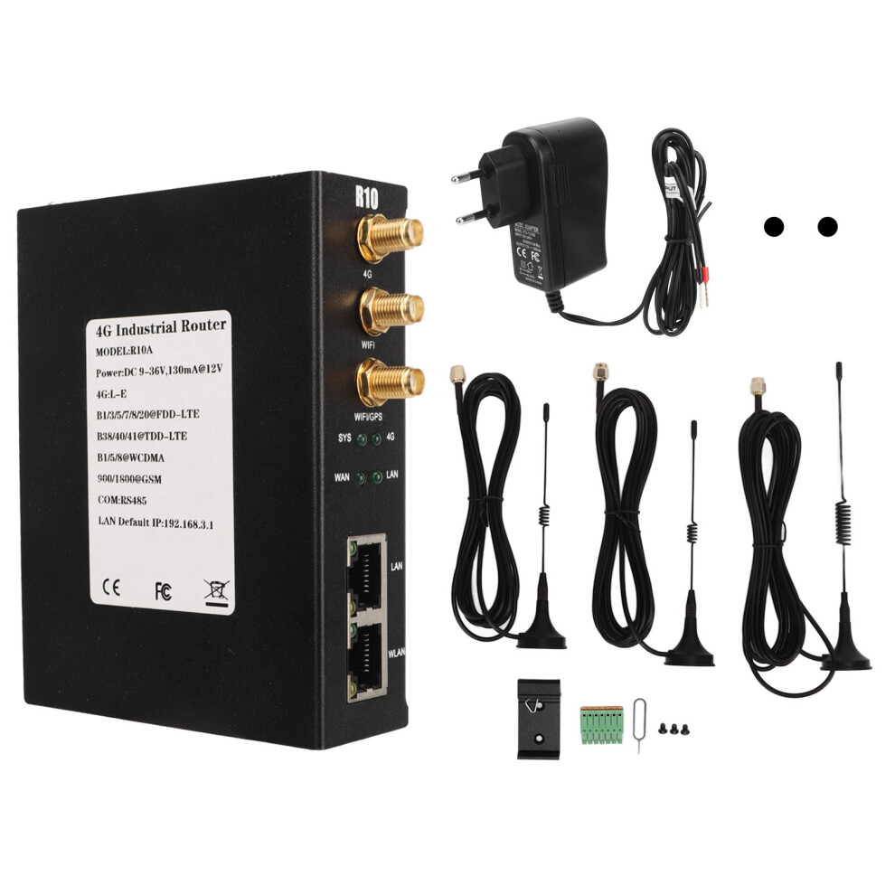 (4Gl-E Eu Plug) 485 To Wifi 4G Industrial Router With External Antenna 3G 4G Vpn 604725130310