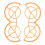(Orange) Drone Propeller Guard Full Coverage Lightweight Anti Collision for Neo 1