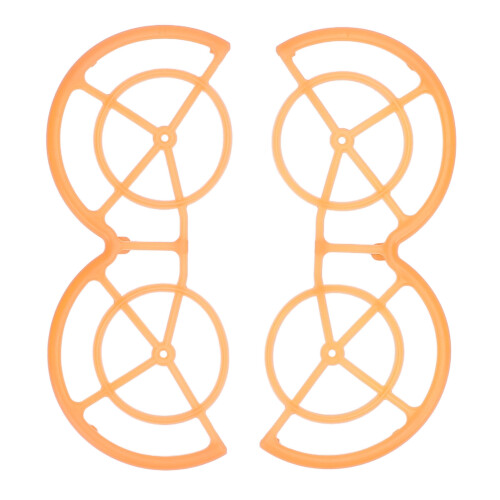 (Orange) Drone Propeller Guard Full Coverage Lightweight Anti Collision for Neo
