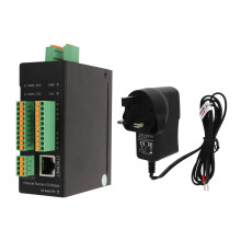 (UK Plug) M160T Ethernet IO, 8-fach, AC100-240V, IP30, Modbus TCP