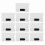 (White) 10x RFID-Schutz Sleeve Anti-Diebstahl Grau 1