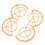 (Orange) Drone Propeller Guard Full Coverage Lightweight Anti Collision for Neo 2