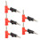 10pcs 4mm Stackable Solderless Banana Plug for Security Accessories 2