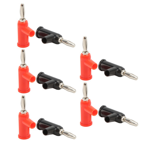10pcs 4mm Stackable Solderless Banana Plug for Security Accessories 1