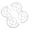(Gray) Drone Propeller Guard Full Coverage Lightweight Anti Collision for Neo 4