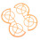 (Orange) Drone Propeller Guard Full Coverage Lightweight Anti Collision for Neo 4