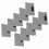 (Grey) 10x RFID-Schutz Sleeve Anti-Diebstahl Grau 4
