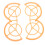 (Orange) Drone Propeller Guard Full Coverage Lightweight Anti Collision for Neo 3