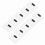 (White) 10x RFID-Schutz Sleeve Anti-Diebstahl Grau 2