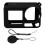 (Black) Silicone Case Action 5 Pro Anti-Collision Dust-Proof Strap Black 1