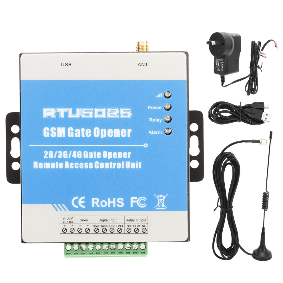 (4GlâAu Au Plug) Rtu5025 Gate Opener Gsm 3G 4G Lte Wireless Remote Ac 100-240V Us Plug 604725131089
