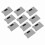 (Grey) 10x RFID-Schutz Sleeve Anti-Diebstahl Grau 3