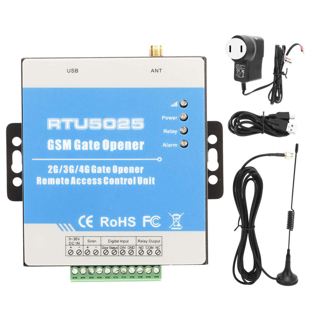 (4GlâA Us Plug) Rtu5025 Gate Opener Gsm 3G 4G Lte Wireless Remote Ac 100-240V Us Plug 604725131010