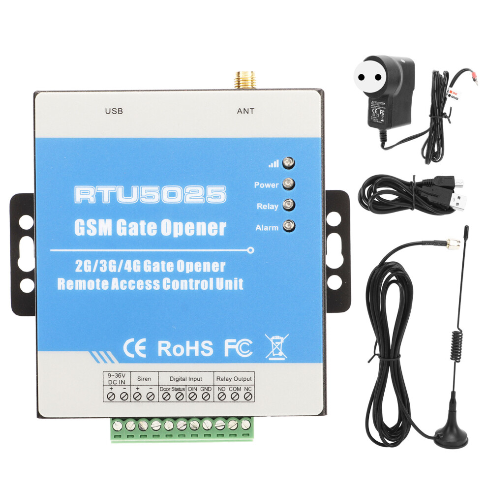 (4GlâE Eu Plug) Rtu5025 Gate Opener Gsm 3G 4G Lte Wireless Remote Ac 100-240V Us Plug 604725131072