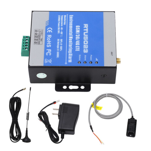(4GL‑A US Plug) Temp.-Feuchte-WarngSM 3G/4G Stromausfall-Sensor AC100-240V