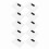 (White) 10x RFID-Schutz Sleeve Anti-Diebstahl Grau 5